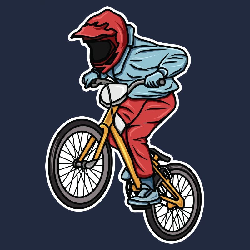 Lustiger BMX Junge