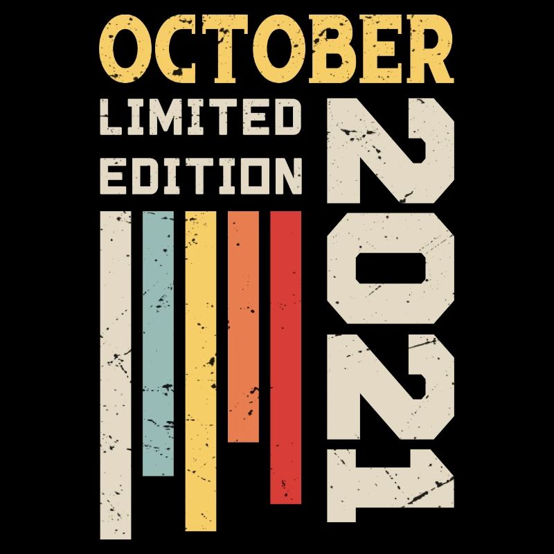 Oktober 2021 - Oktober 2021 Geburtstagsgeschenk
