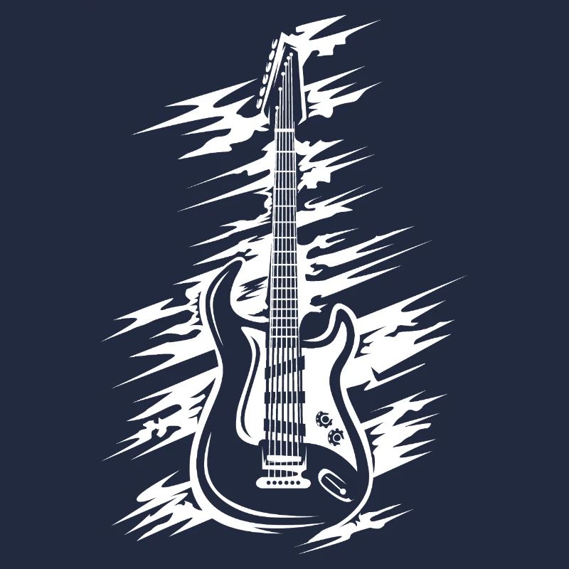 Electric Guitar with Scratch Effect - Musicians and Bands