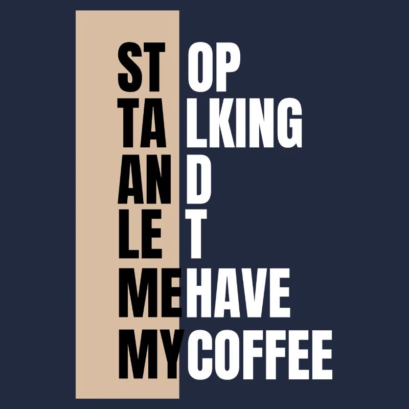 Stop talking – need coffee first