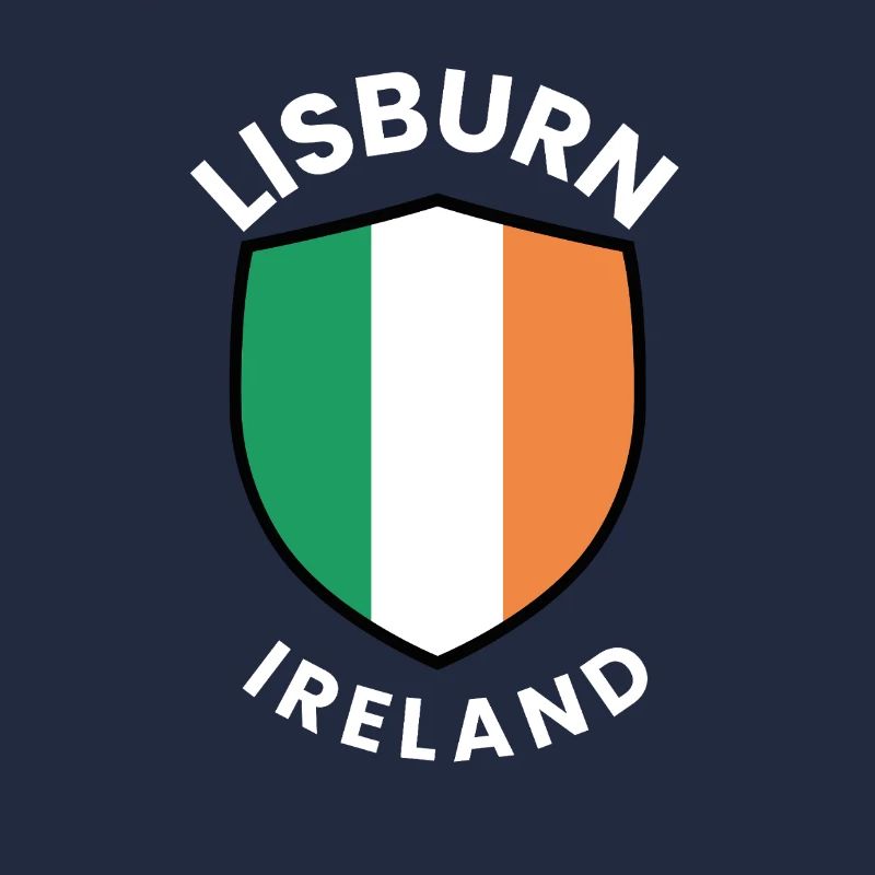 Tee du drapeau irlandais du Lisburn Shield