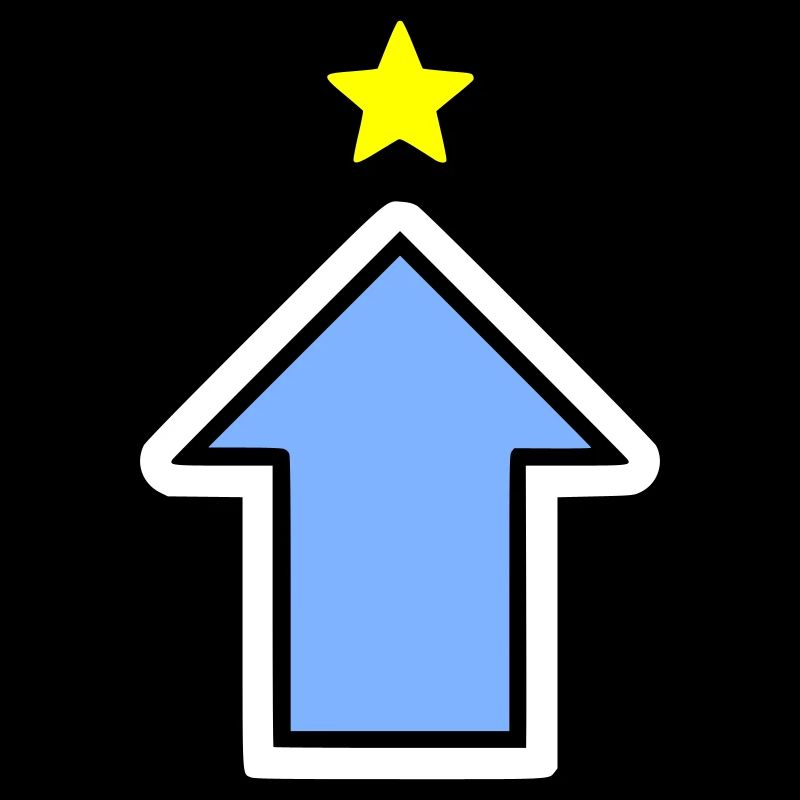 Puissance de Puissance Étoile de Flèche Étoile de Jeu de Niveau