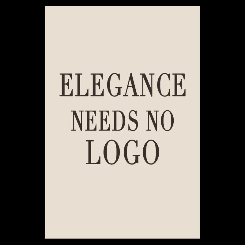 L’élégance n’a pas besoin de logo – un design de luxe discret