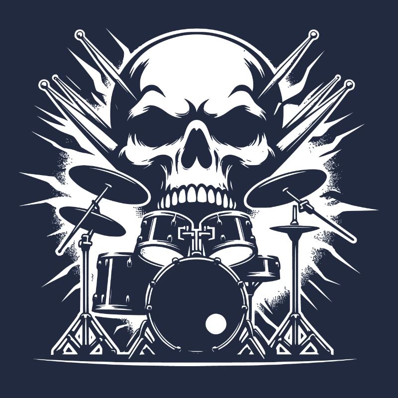 Batteur de batterie détruisant le silence