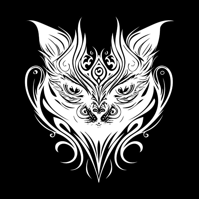 Tribal Tattoo Katze