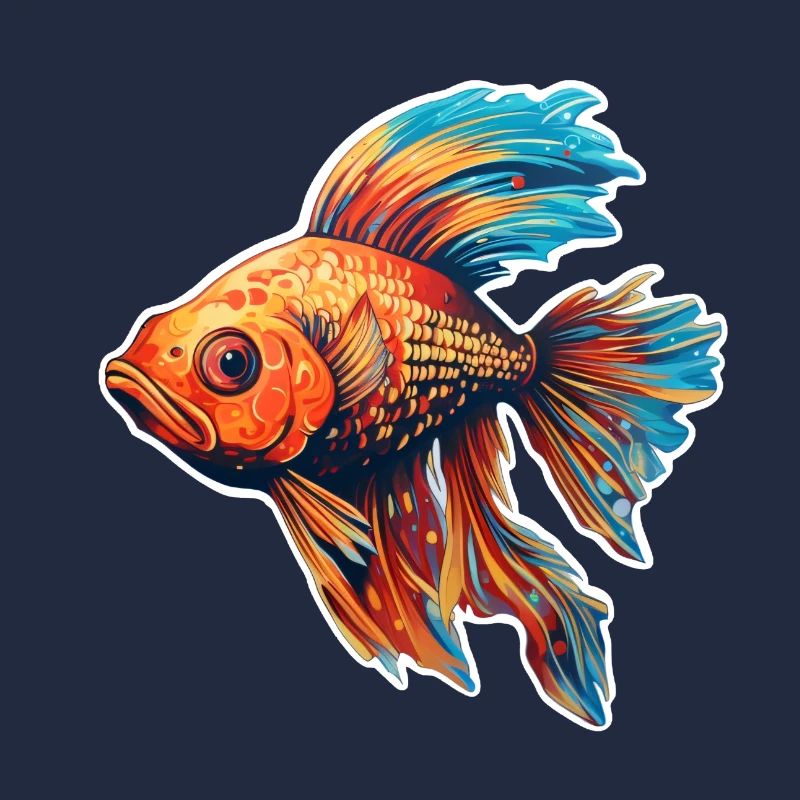 Poisson coloré