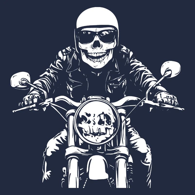 Biker Skull Cadeau Moto