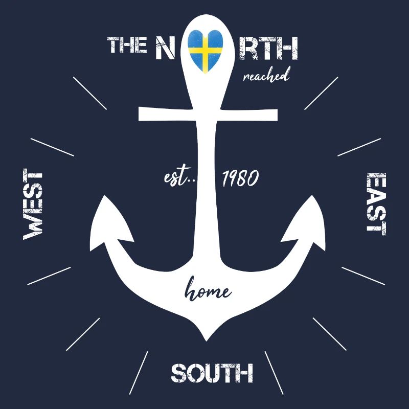 Anchor Compass Sweden Scandinavia