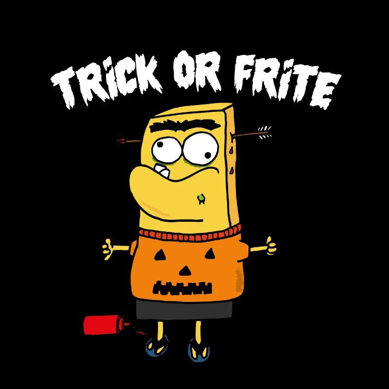 TRICK OR FRITE WHITE