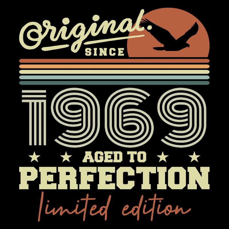 Original 1969 Birthday Gift 1945 Retro 1969