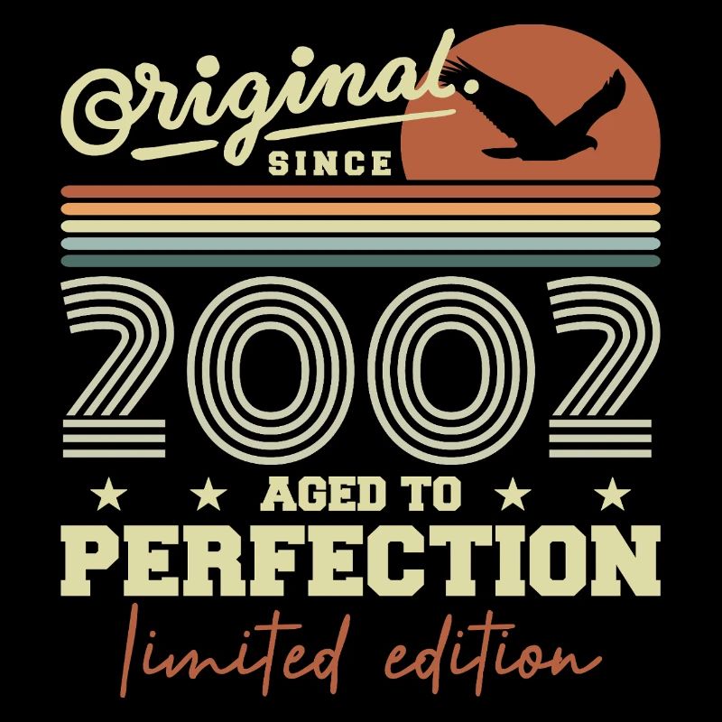 Original 2002 cadeau anniversaire 2002 rétro 2002
