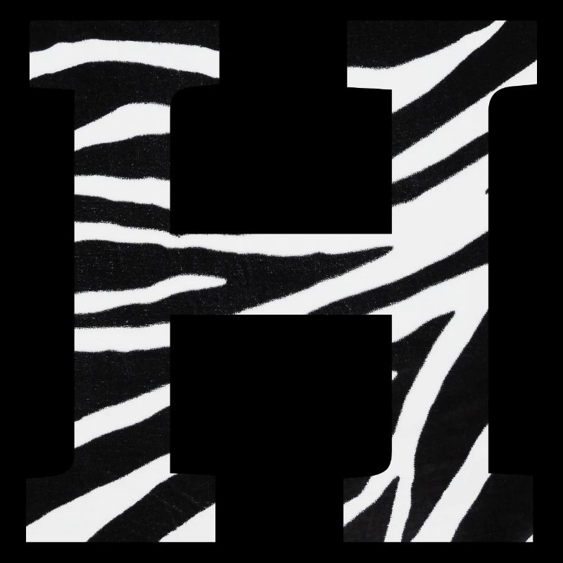 Buchstabe h Zebra