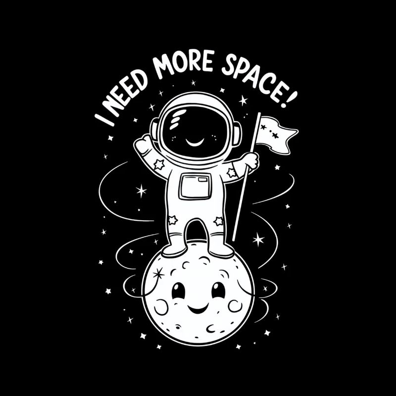 J’ai besoin de plus d’astronaute spatial