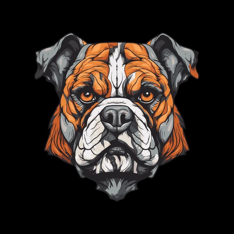 Portrait de chien bouledogue