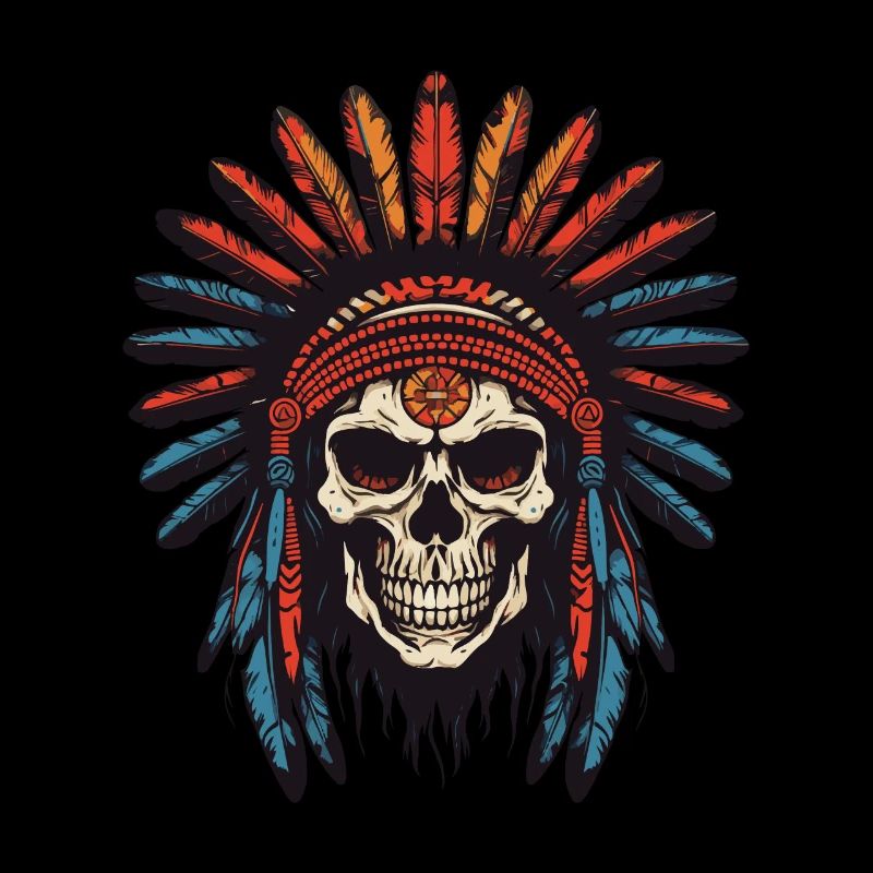 Crâne de chef indien Apache