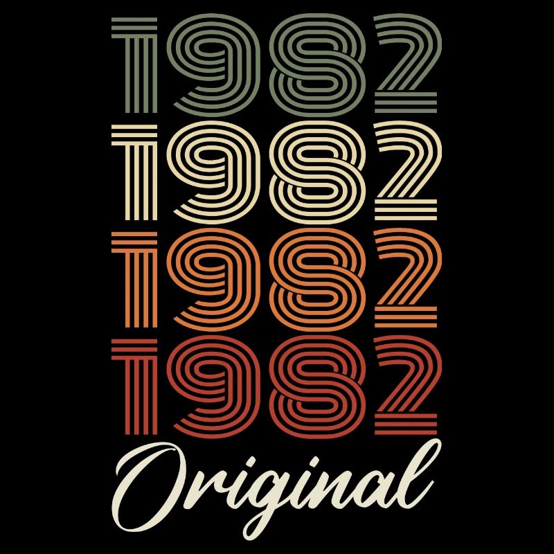 1982 Cadeau D'anniversaire Vintage Original 1982
