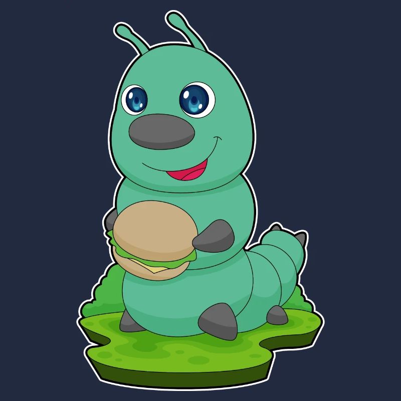 Raupe Cheeseburger