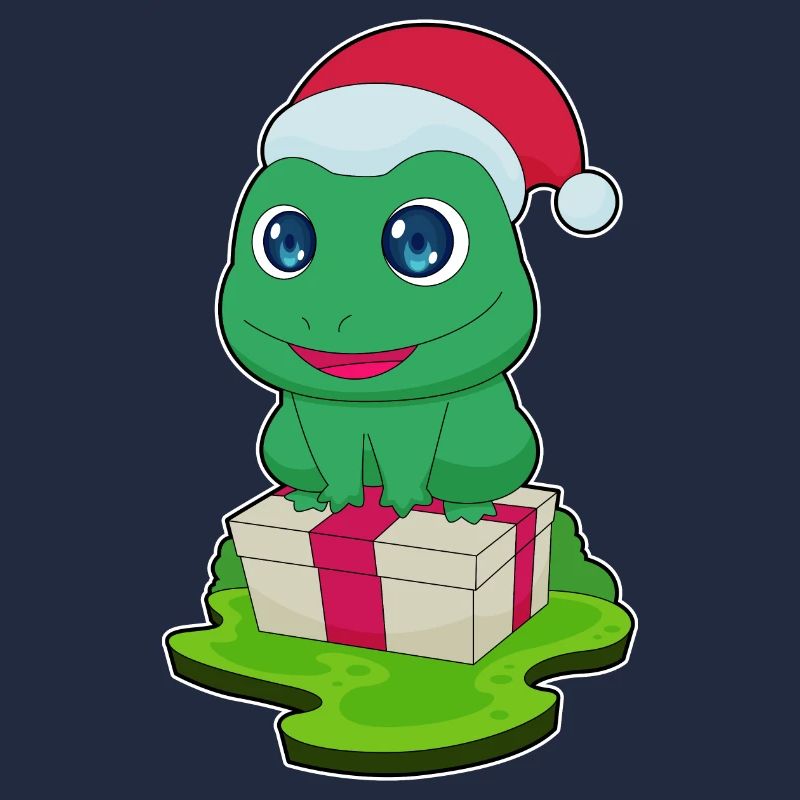 Frog Christmas Package