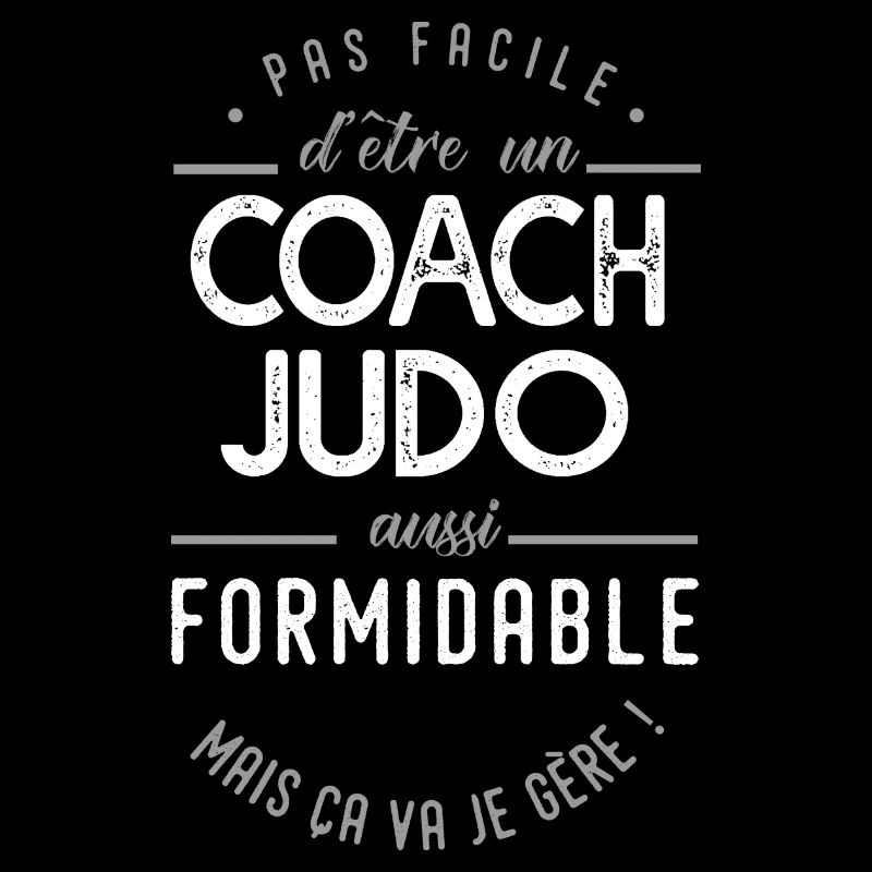 coach Judo formidable cadeau judoka