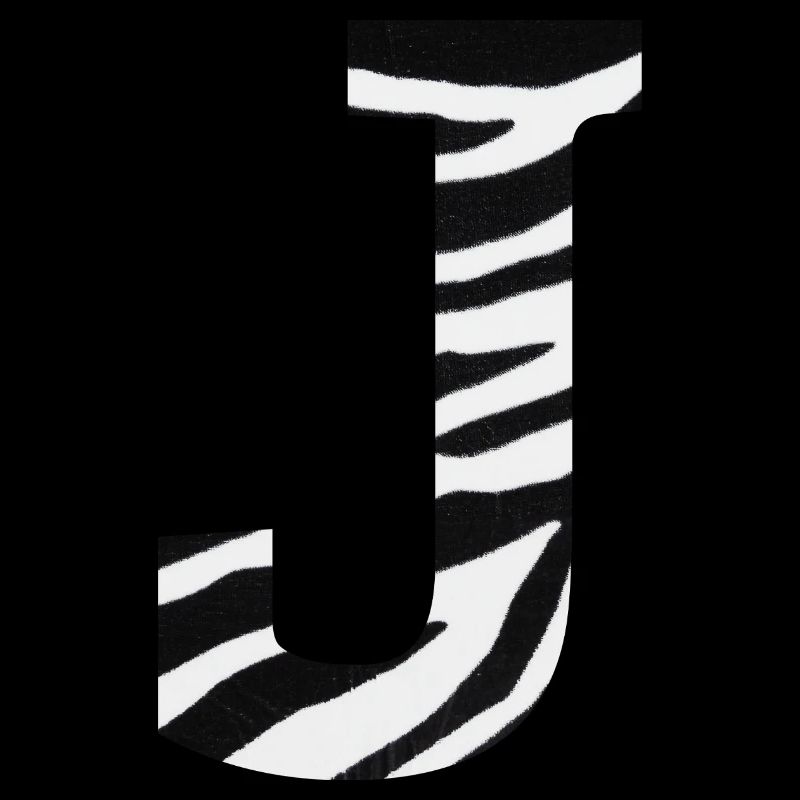 Buchstabe j zebra
