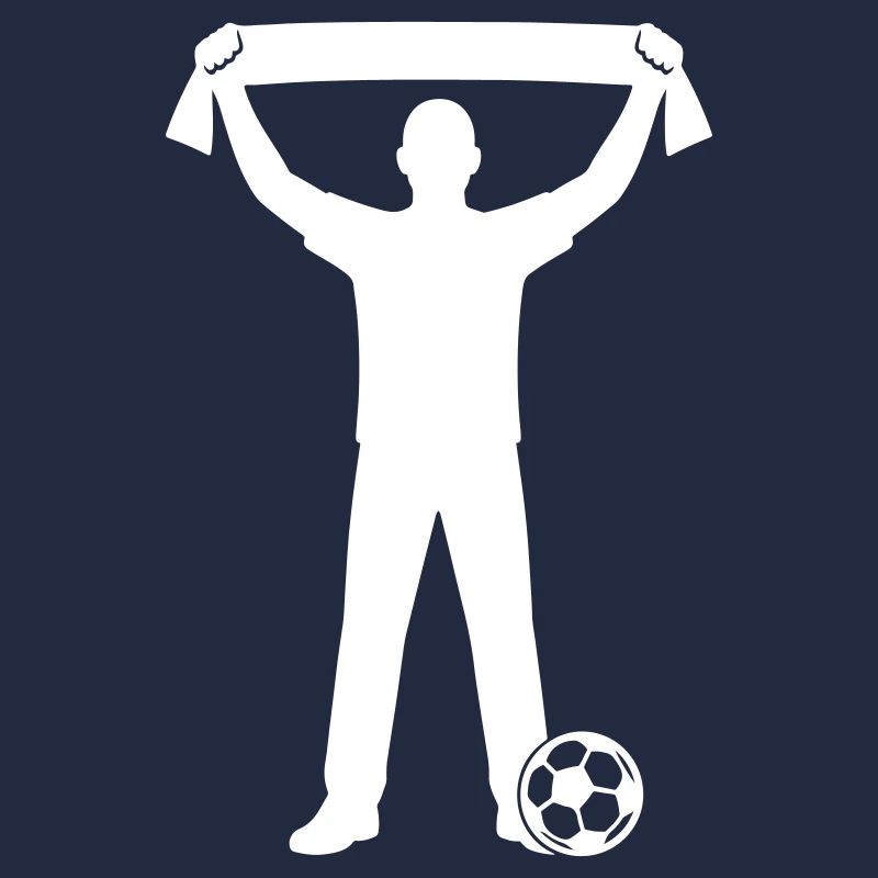 Fussball Fan Silhouette