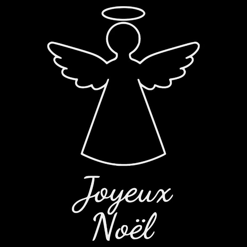 Joyeux Noël Engel, design de Noël doux. Noël