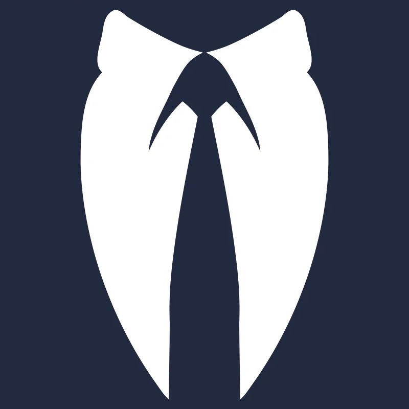 Anon Suit Collar Hacker Mask Shirt