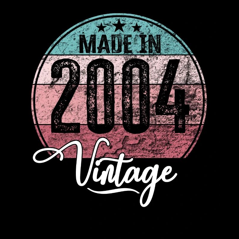 Millésime Fabriqué en 2004 Année de naissance 2004 Anniversaire