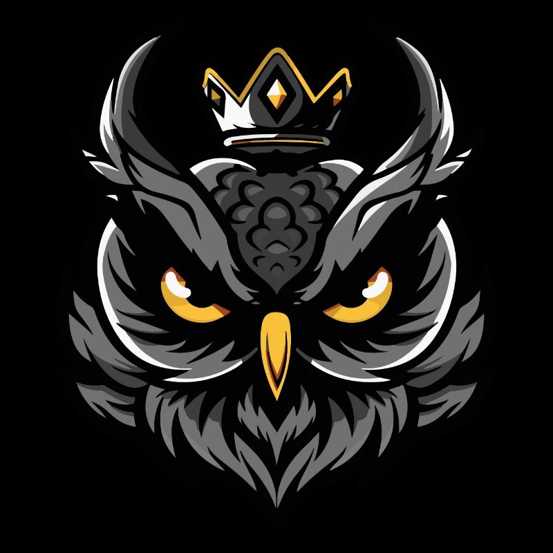 Couronne de tête de hibou