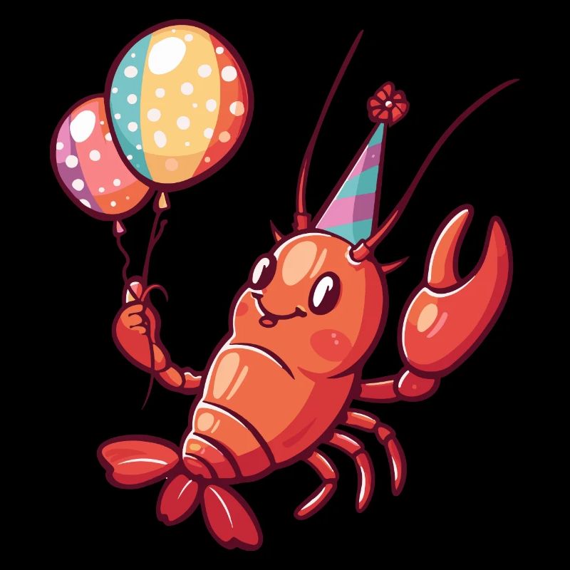 Hummer Krebs Geburtstag Comic