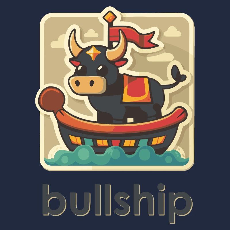 Cartoon Style Bullship