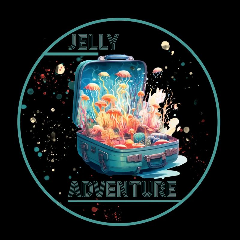 Jelly Adventure - imprimé méduse tendance