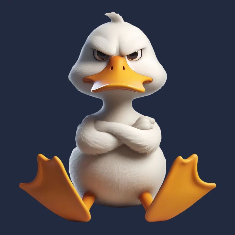 Ente grimmig 1
