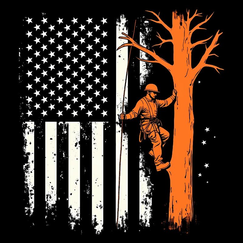 Drapeau Arboriculteur - Cadeau Unique