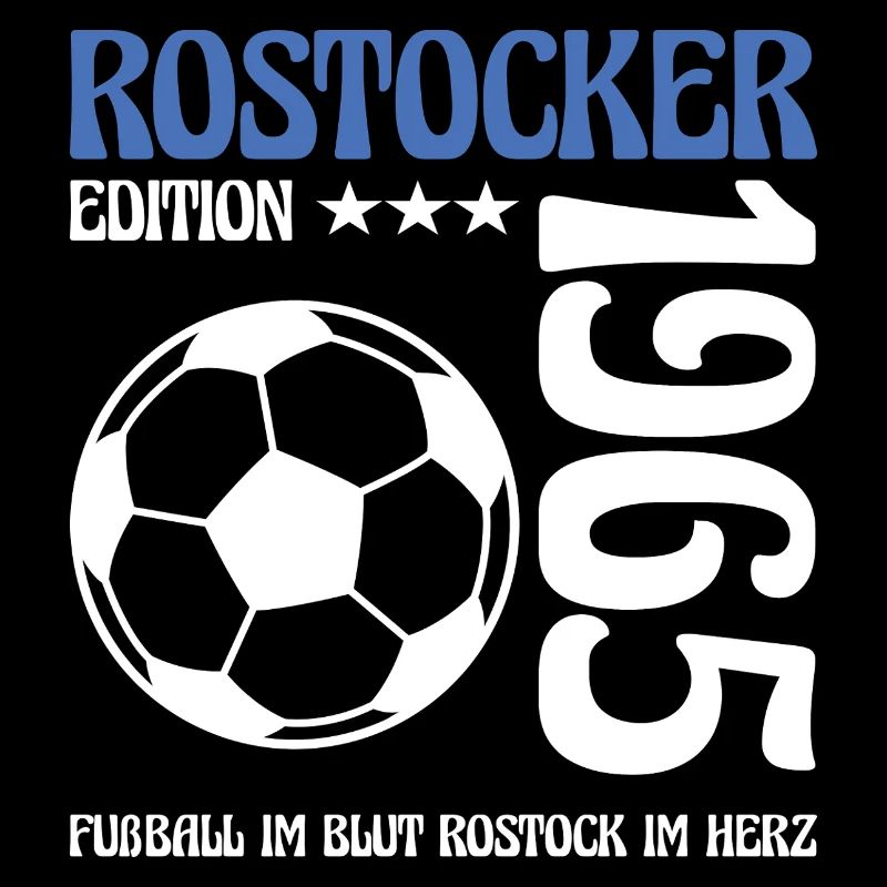 Rostocker Geburtstag 1965 Fußball Geschenk