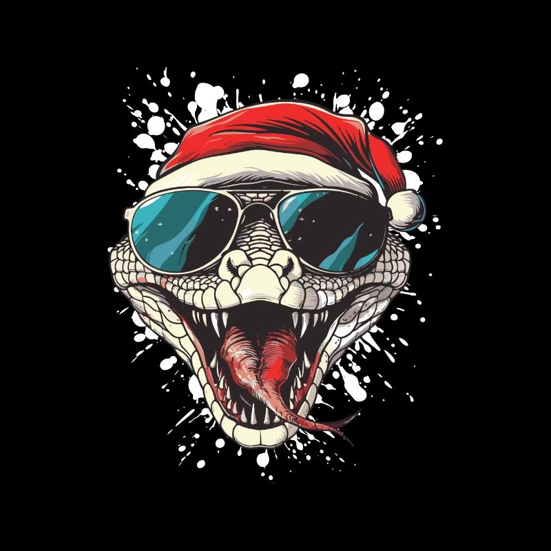 Serpent Cobra Noël Drôle