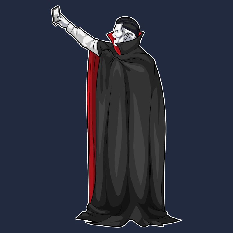 Vampire Halloween Selfie