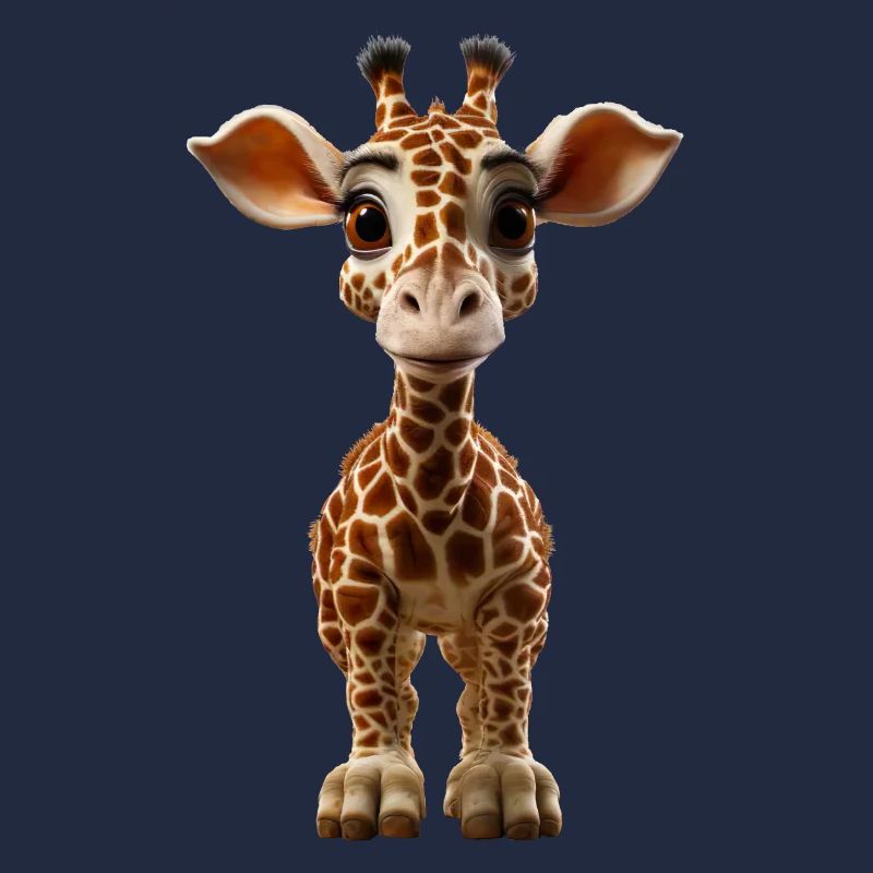 Funny Baby Giraffe