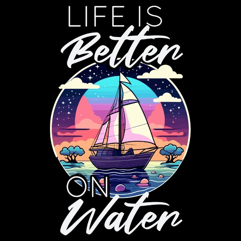 Life is better on water - Sailboat