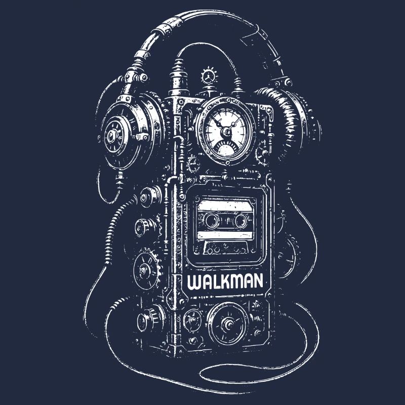 Walkman steampunk rétro