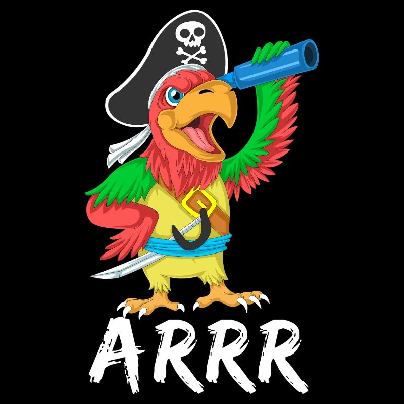 Pirate Parrot Arrr Shirt
