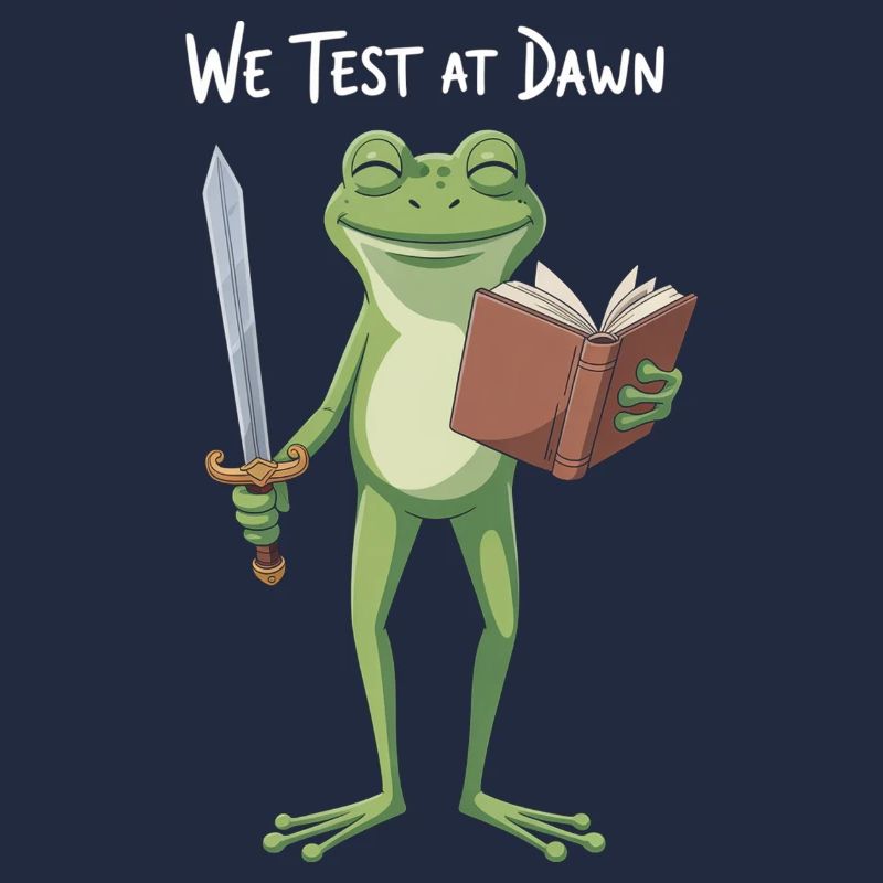 Dawn Quest Frog with Book