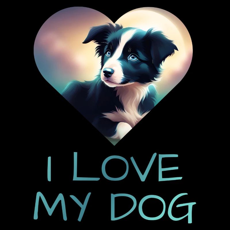 Border Colllie digital Art