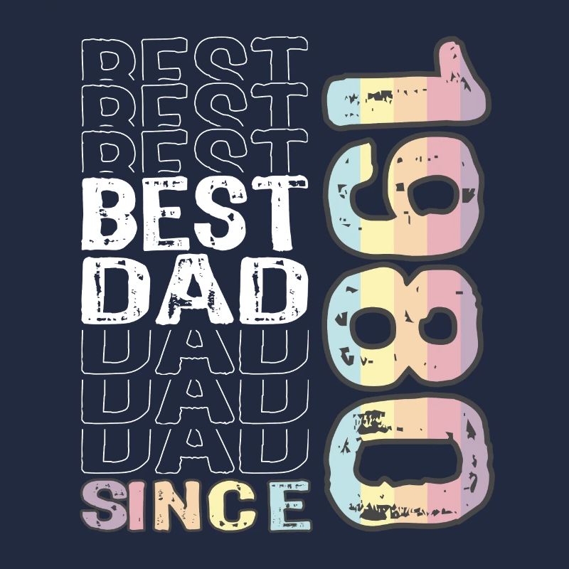 Bester Papa der Welt seit 1980 Vatertag