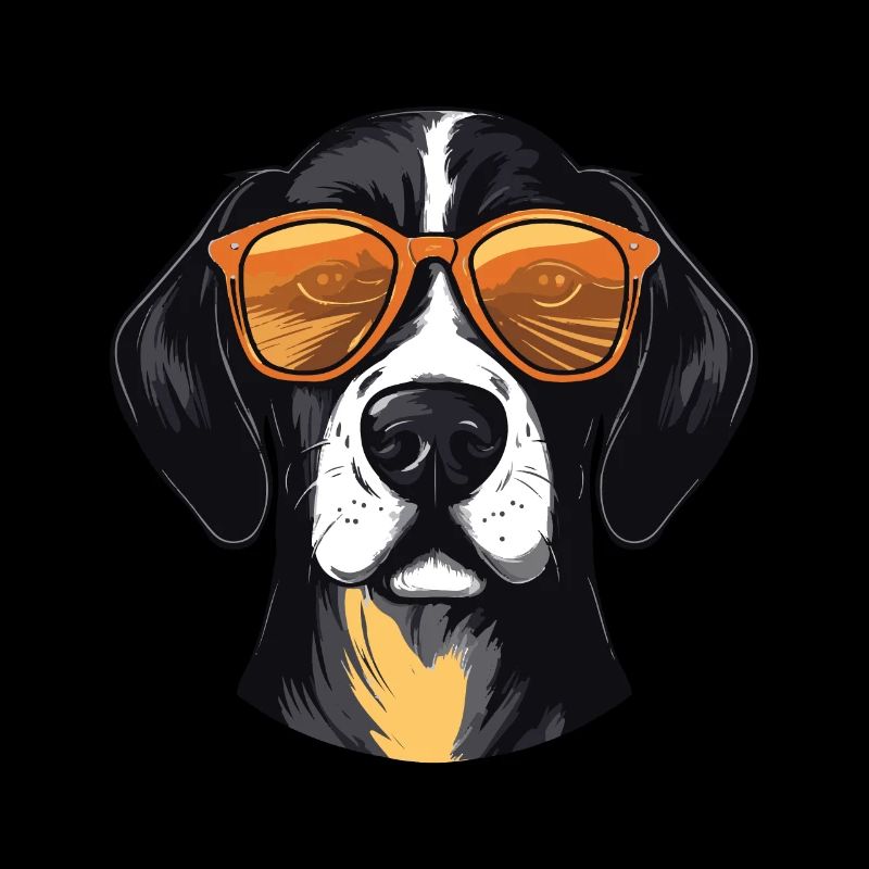 Tête de chien Beagle Cool