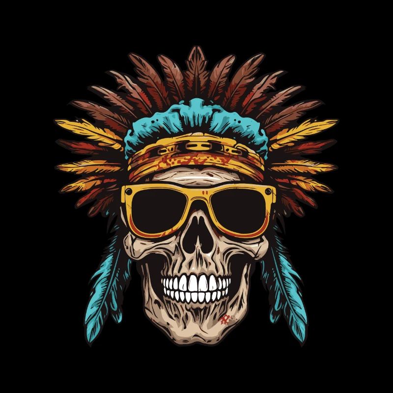 Crâne Apache Indien