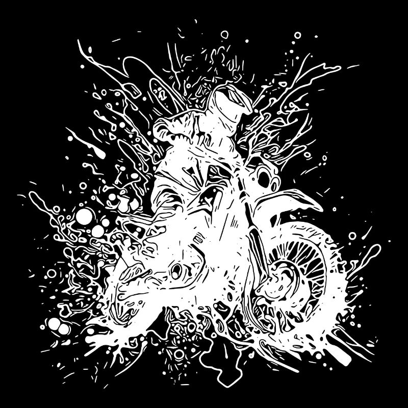 Moto Offroad Racing Slippery Floor Splash