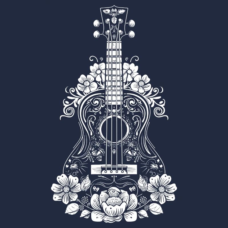 Ukulele Comic-Stil