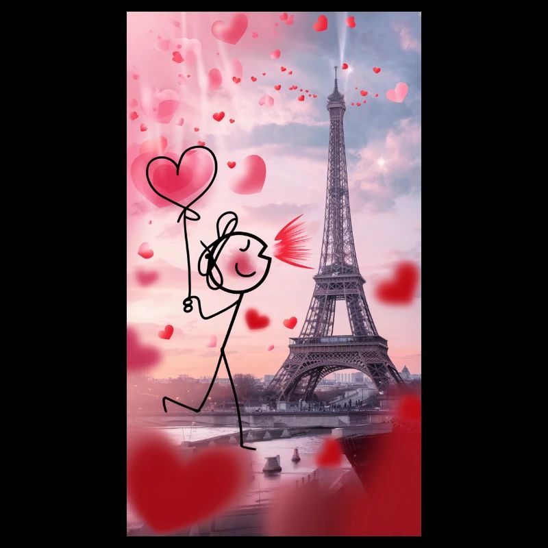 Stick love Paris