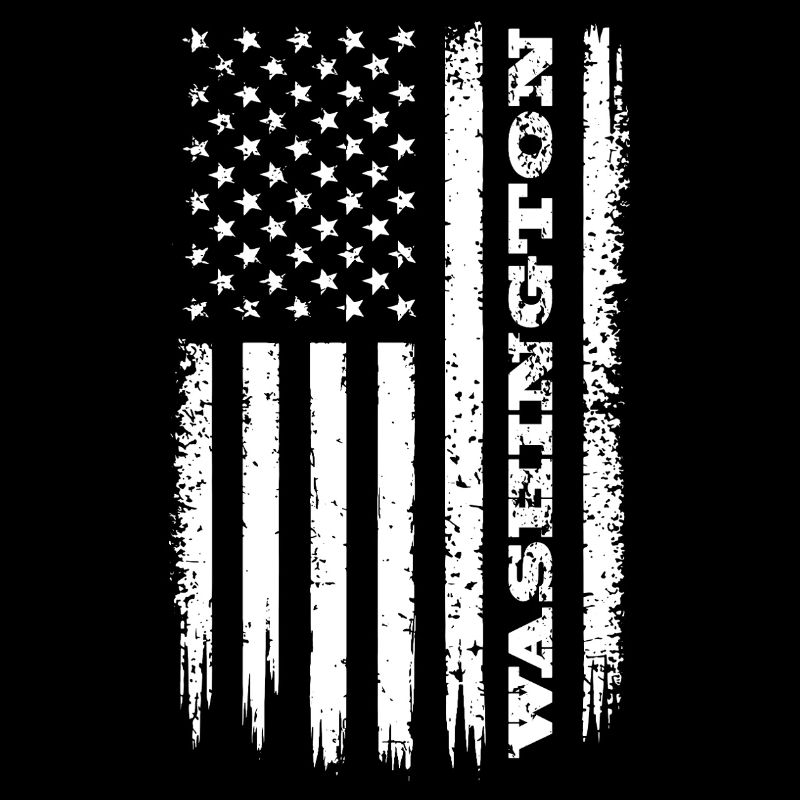 Flagge USA Washington Bundesstaat Geschenk